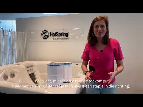 Vergemakkelijk het onderhoud van je spa met de Tri-X filter