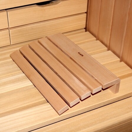 klafs premium Hemlock hoofdsteun sauna visual