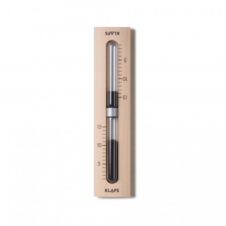 klafs zandloper deluxe zwart zand visual