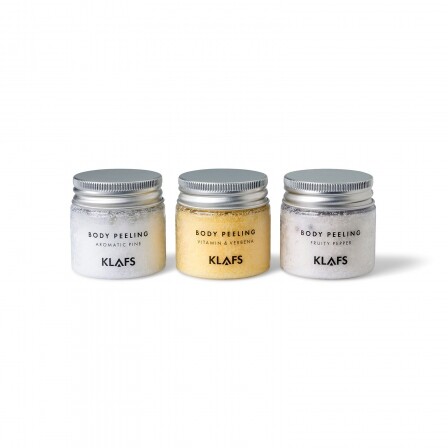 klafs body peeling geschenkset visual
