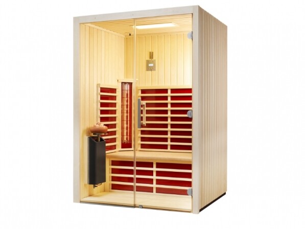 triosol glas 145 infraroodcabine licht hout visual