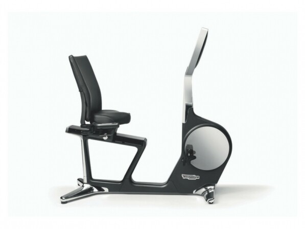 technogym recline personal zwart grijs side visual