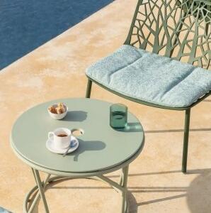 forest loungechair lichtblauw schuin bovenaanzicht