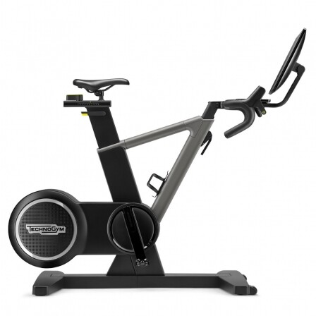 vélo d'appartement noir et gris