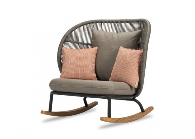 loungestoel met kussens