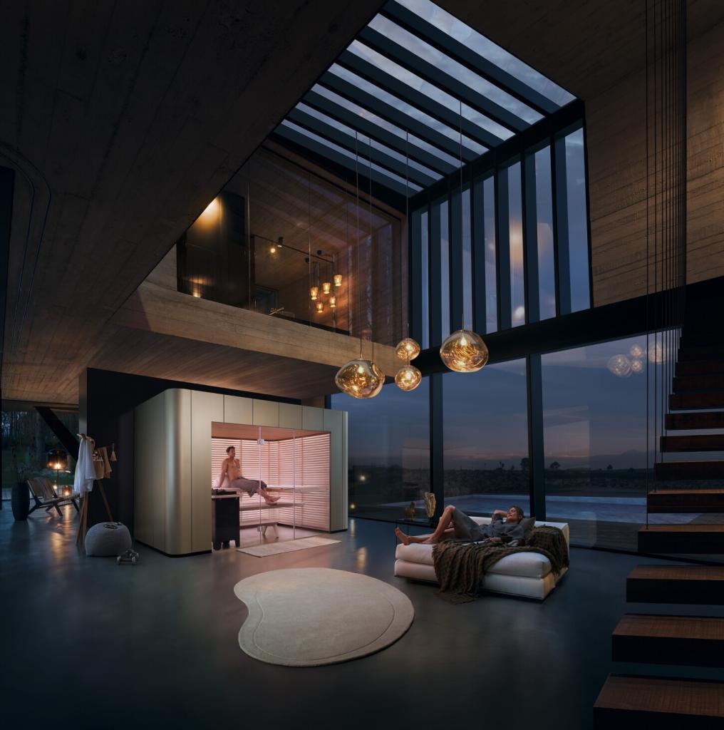 Gervi - - De S 11 Sauna - een Samenspel van KLAFS & Studio F.A. Porsche