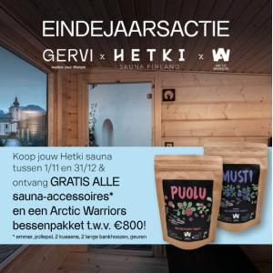 Gervi - - Geniet van de Hetki en Arctic Warriors actie: Finse boost van jouw gezondheid!