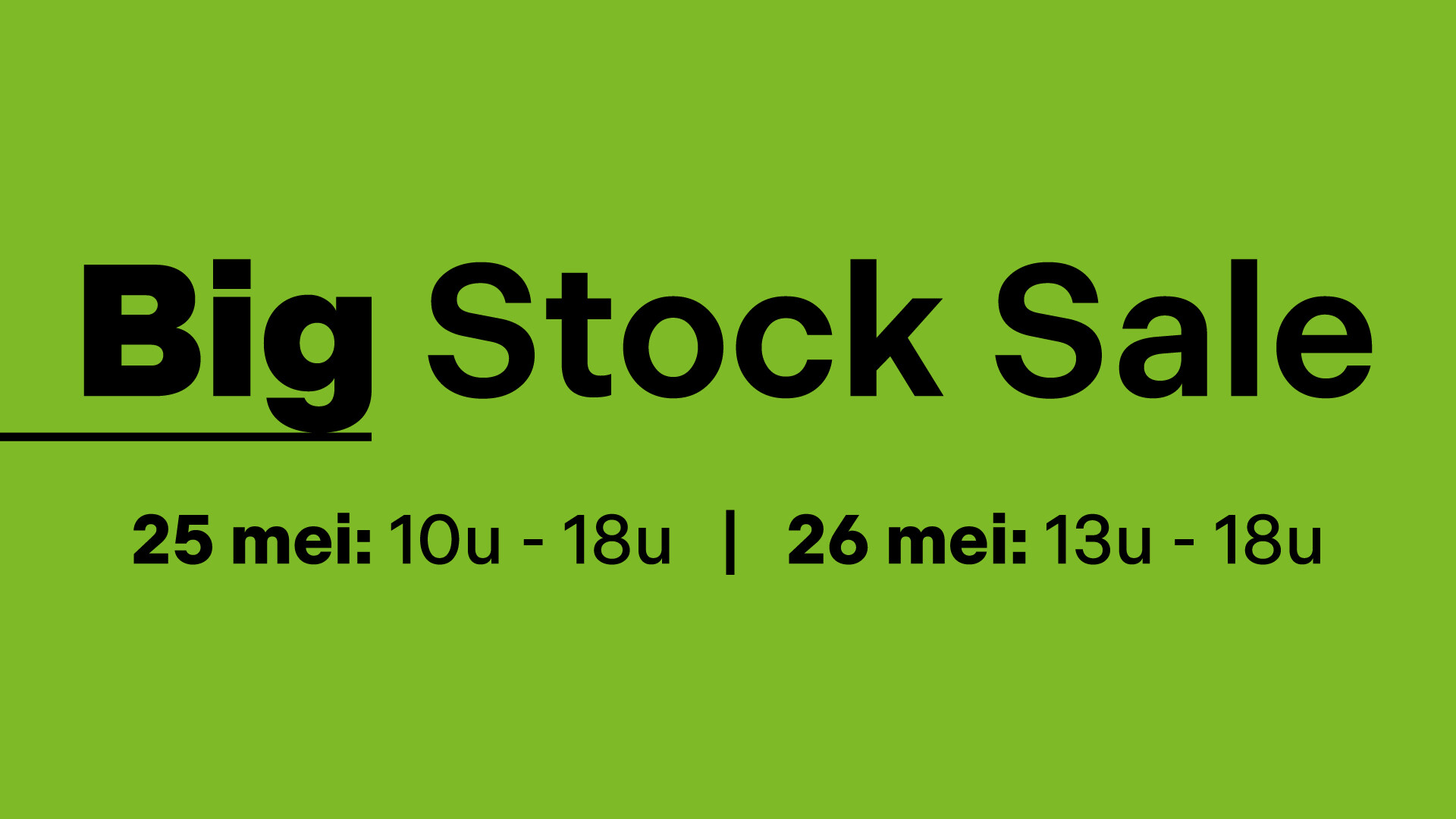 Big Stock Sale Gervi Maasmechelen 2024 Stocksale - VIP Dagen Maasmechelen