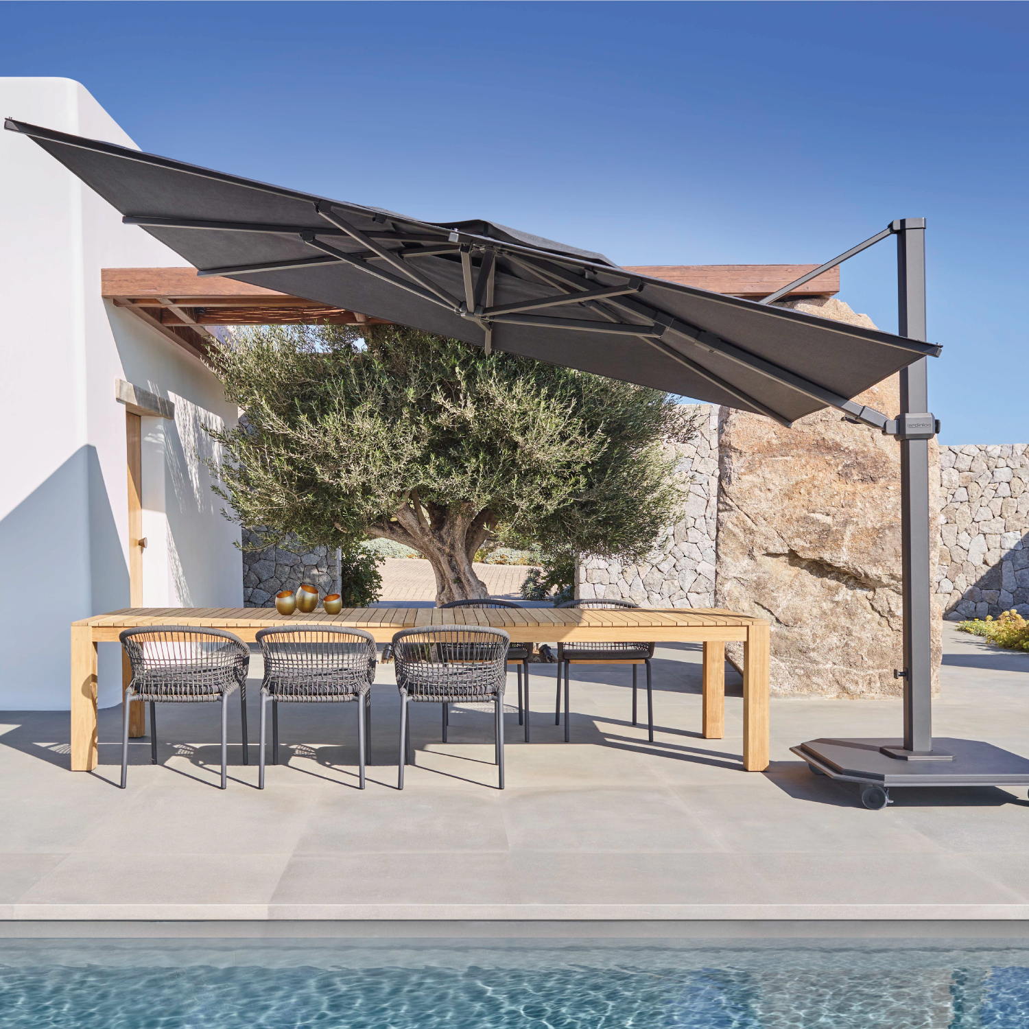 Ontdek de veelzijdigheid van Jardinico parasols Gervi - - Ontdek de veelzijdigheid van Jardinico parasols