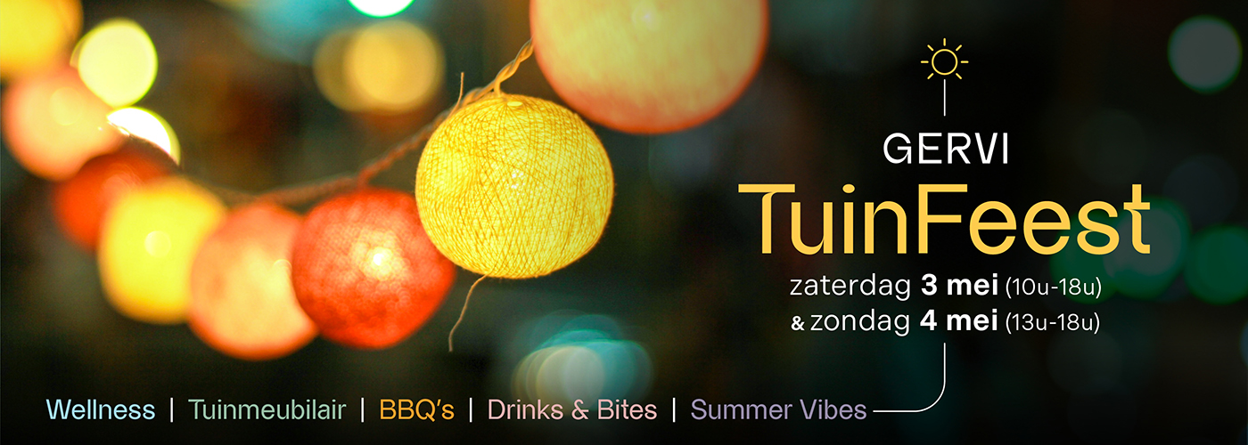 Gervi’s Tuinfeest: een weekend vol zon, sfeer en zomerse inspiratie Gervi - - Gervi’s Tuinfeest: een weekend vol zon, sfeer en zomerse inspiratie